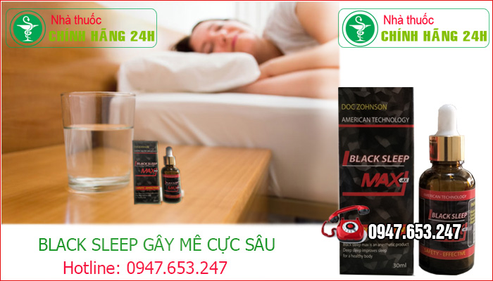 Thuốc mê black sleep chính hãng không bán ở tiệm thuốc tây