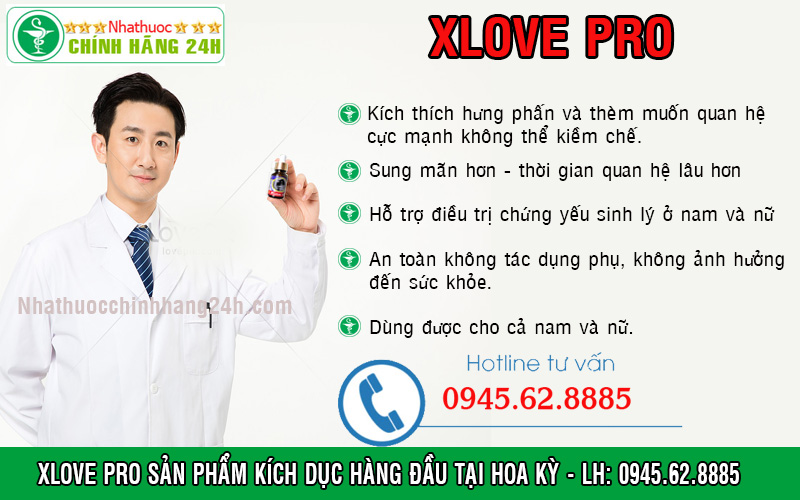 Sản phẩm xlove pro lọt top những sản phẩm được khách hàng dùng nhiều hiện nay