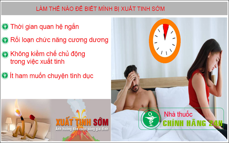 Bệnh xuất tinh sớm phải làm sao