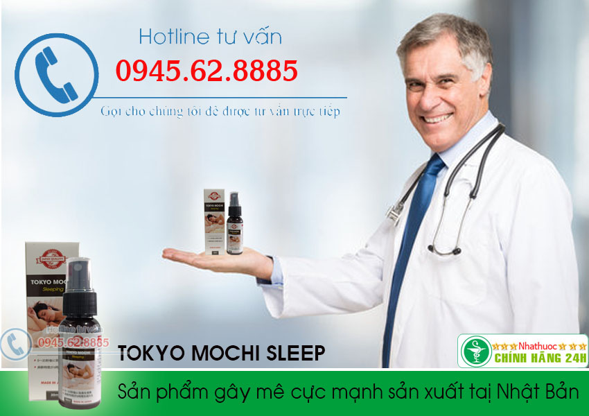 Thuốc mê cực mạnh 2 trong 1 Tokyo mochi Sleep